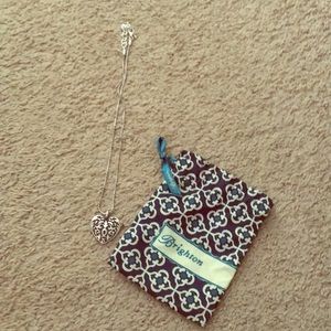 Brighton silver heart necklace